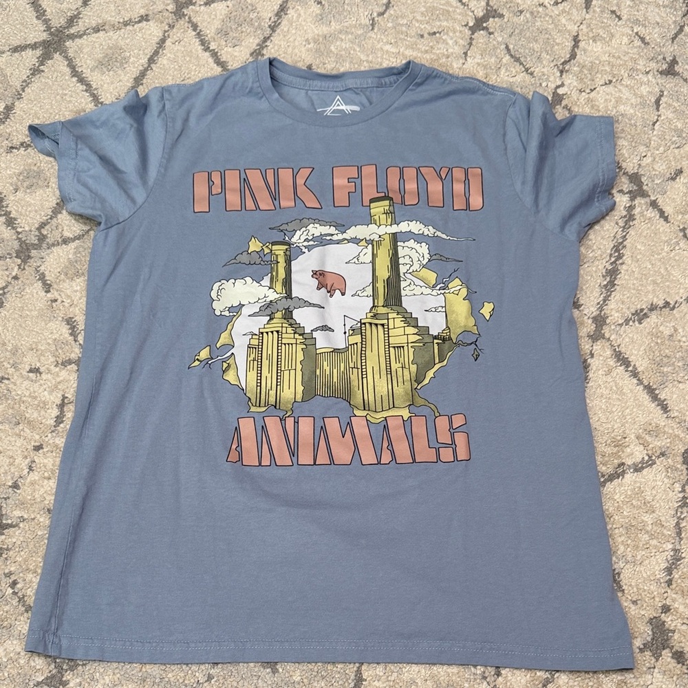 Pink Floyd Blue Graphic Tee